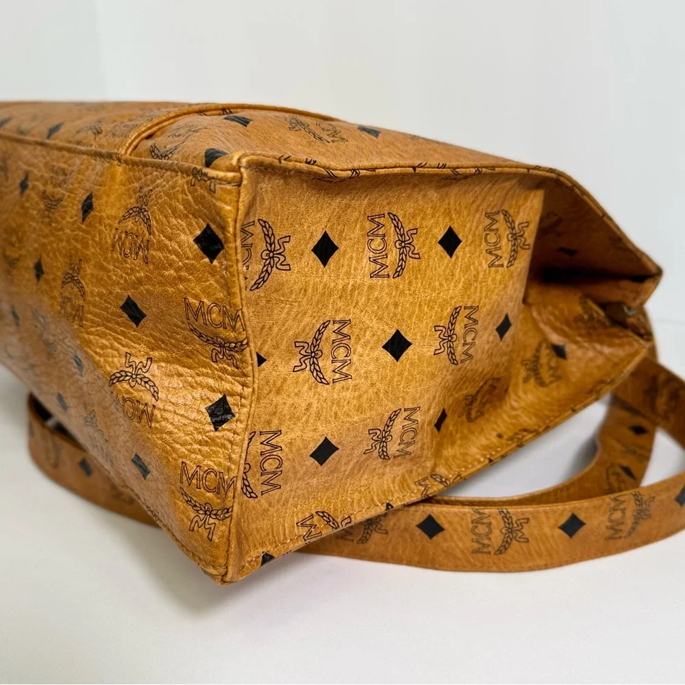 Vintage MCM Viestos Heritage Shopper‎ Tote EUC